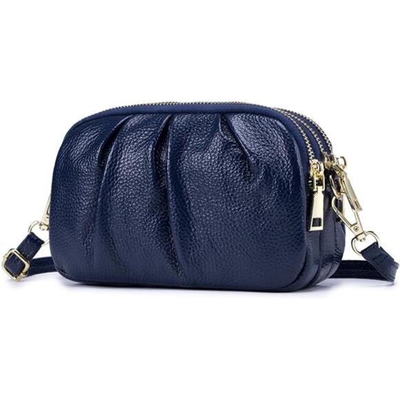 Small Crossbody Bag for Women Trendy，Genuine Leather Crossbody Cell Phone Purse - Picture 1 of 3